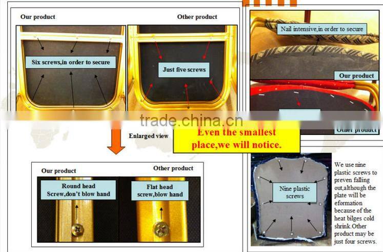 Metal frame Golden hot sale round back bar chair