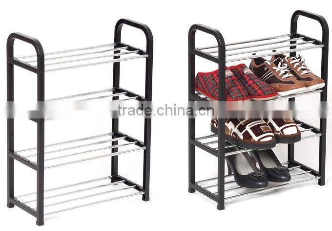 N282 shoe storage cabinet Plastic + metal shoe rack