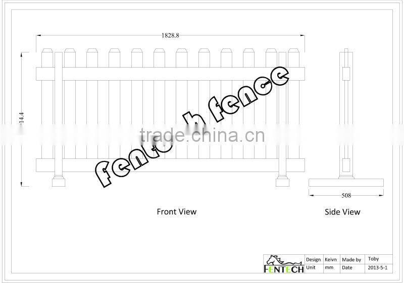 Made in China Fentech Top Standard Widely Used Portable Temporary Fence Panel