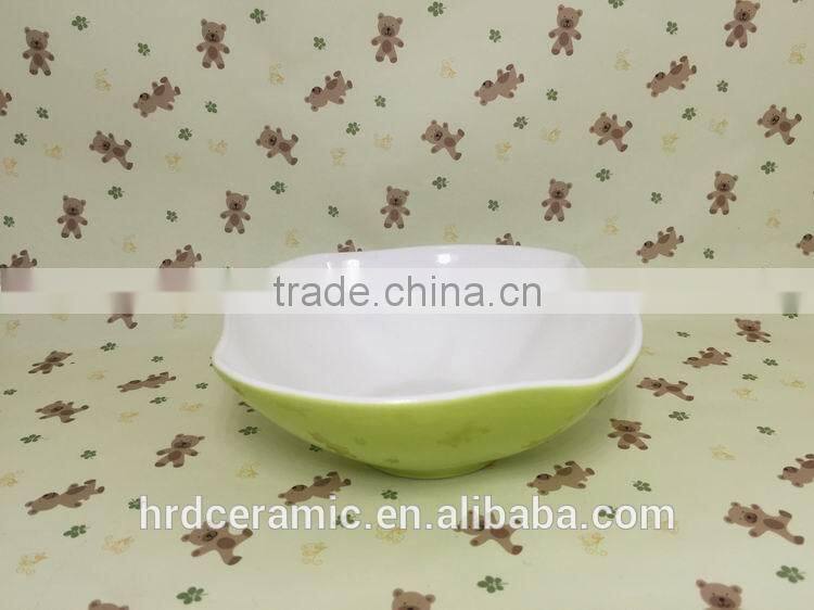 Stocked New Style Ceramic Cupcake Tray Food Dishes / salad bowl