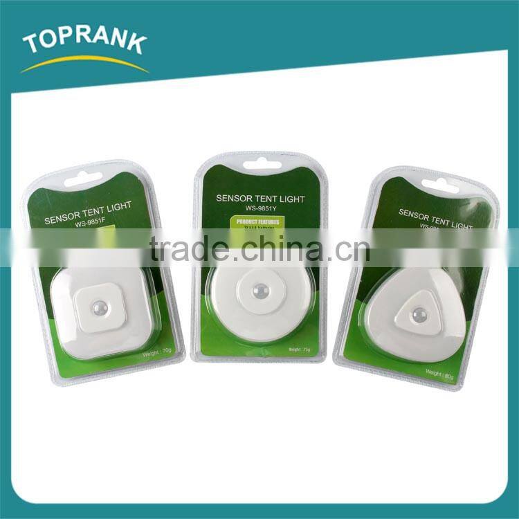 High quality small led camp light, LED Body Sensor camping tent light