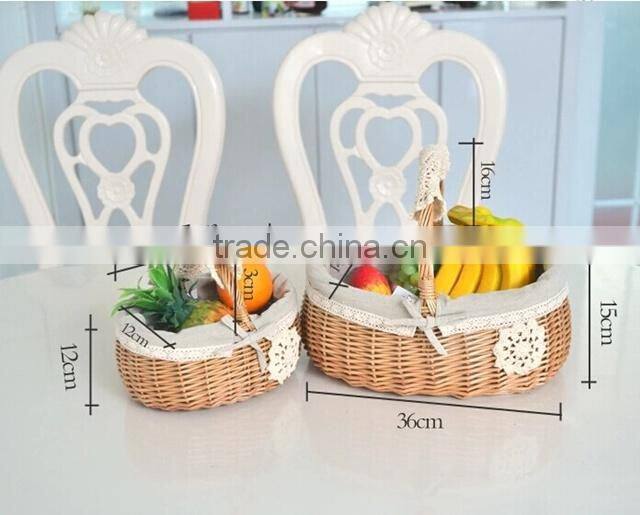 Wholesale kitchen fruit shopping basket