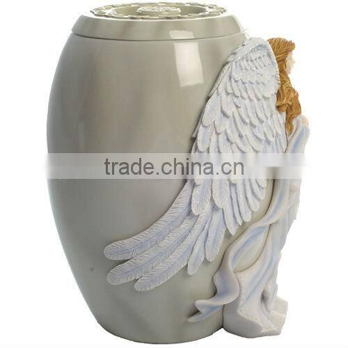 Exquisite Angel funeral caskets and urns