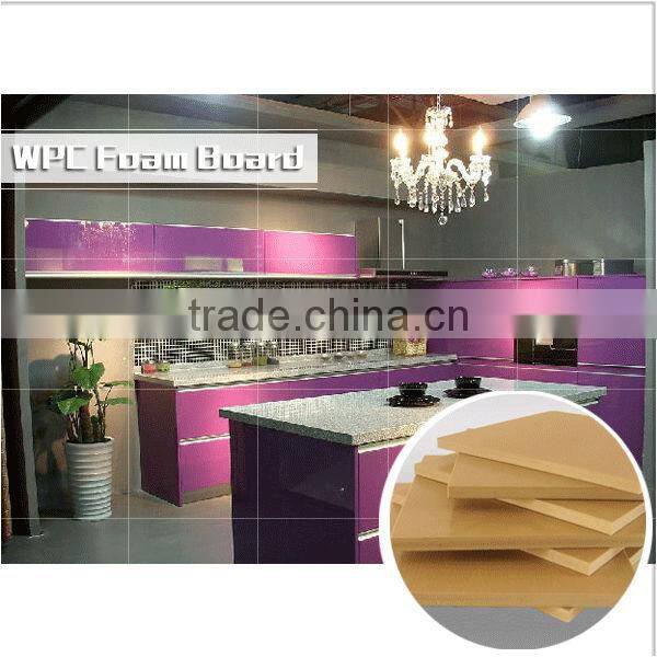 Factory price High quality waterproof WPC plate / WPC foam board/ pvc foam board for bathroom