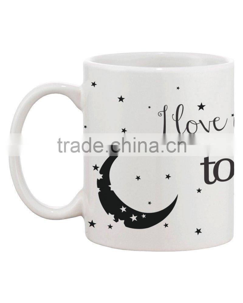 new item 11oz OEM coffee mugs with logo for promotional