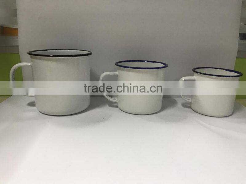 OEM design enamel mug custom printing for souvenir gift