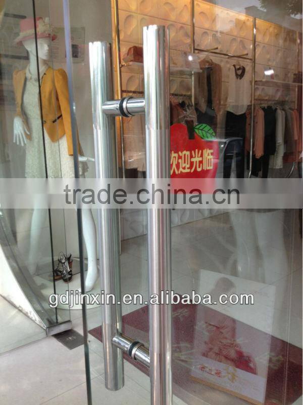 Stainless Steel Glass Door Pull Handle Art Deco Style Doors