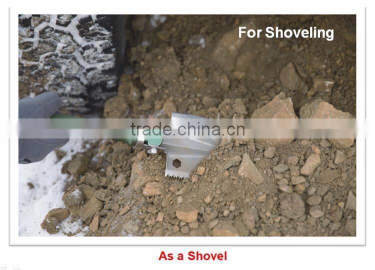 2015 Gardon Tool Set Multifunction Outdoor Garden Hoe Outdoor Camping Shovel with Wire Cutter