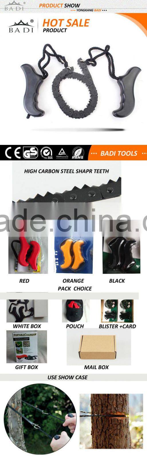 camping portable pocket chain saw