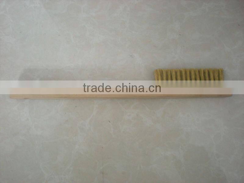 Wooden Copper Wire Tool Brush