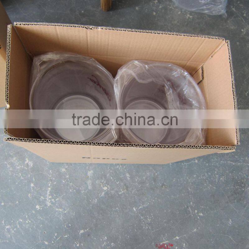 beer promotion plastic clear pitcher