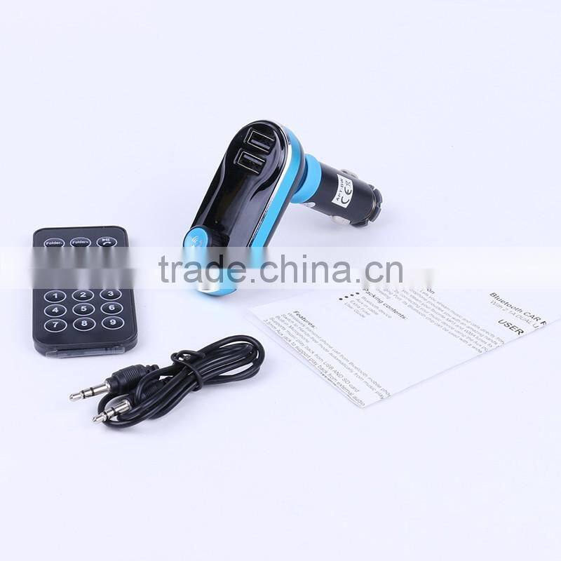 3.5mm jack car fm transmitter h0tan bluetooth car kit fm transmitter