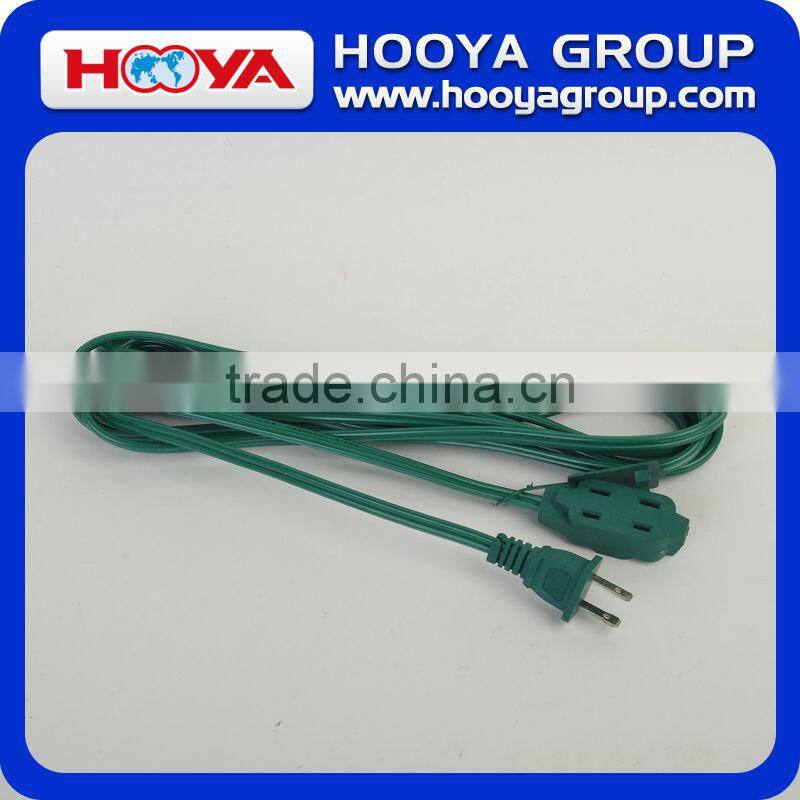 110v Green Universal electrical Extension Cord