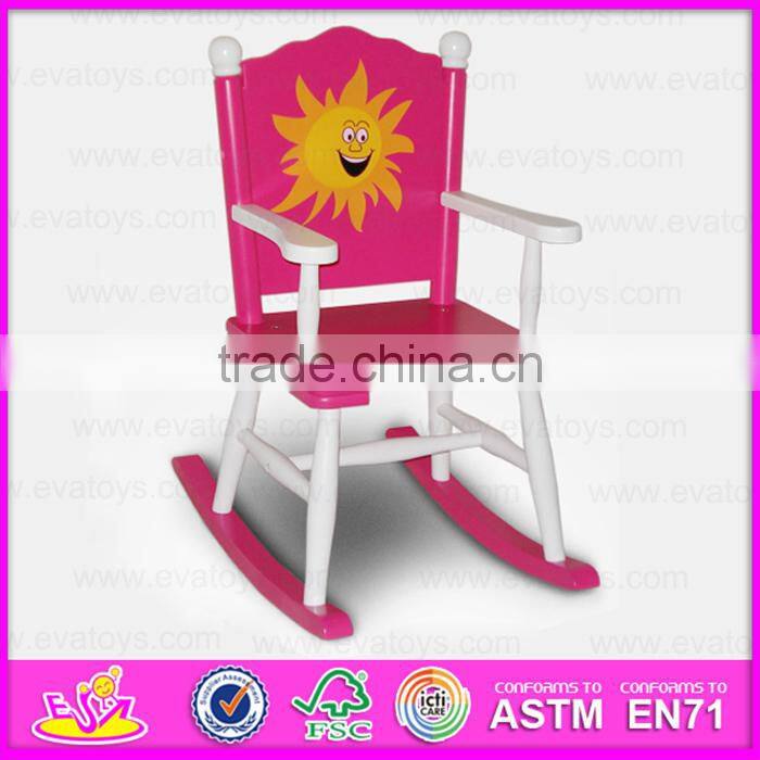 Hot new product for 2015 wooden rocking chair,Cute Wood Furniture rocking chair,Lovely wooden rocking chair for garden WJ278585