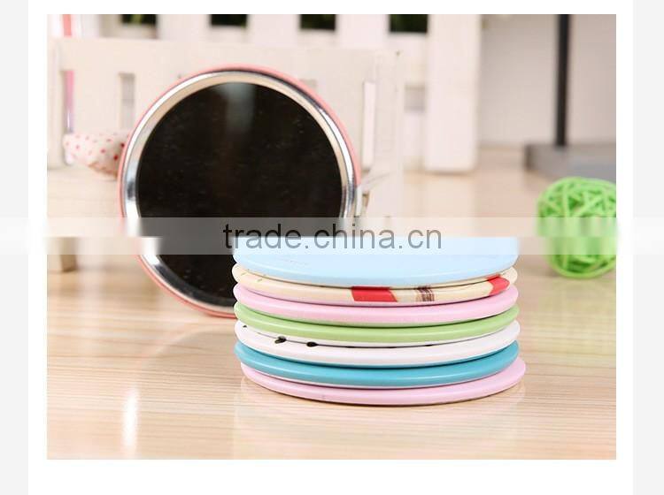 tinplate cosmetic mirror/pocket mirror/Macao mirror