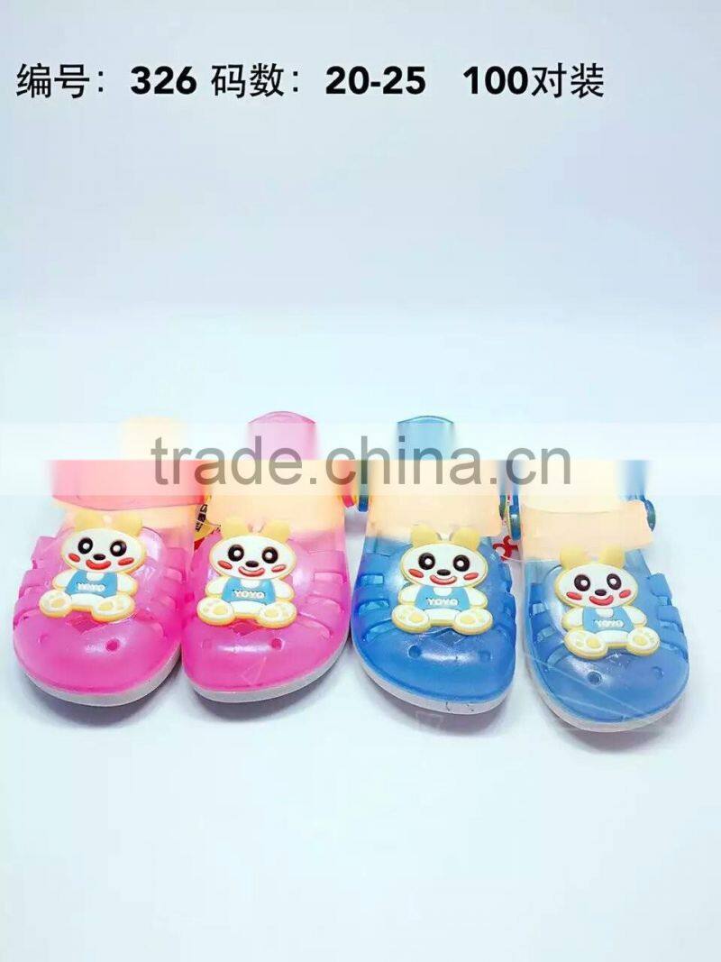 cute carton unisex clog for kids
