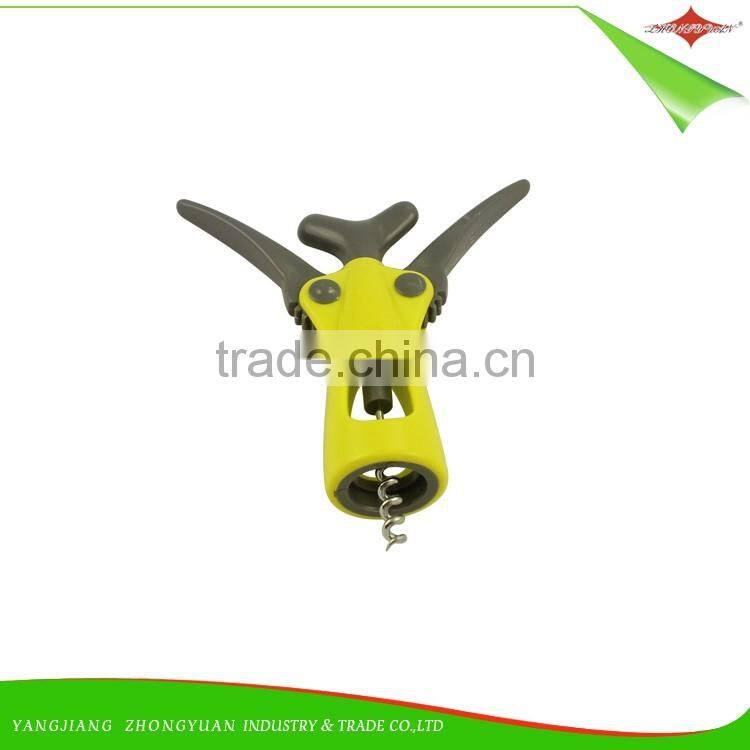 ZY-F1381 high quality zinc alloy wing corkscrew wine opener