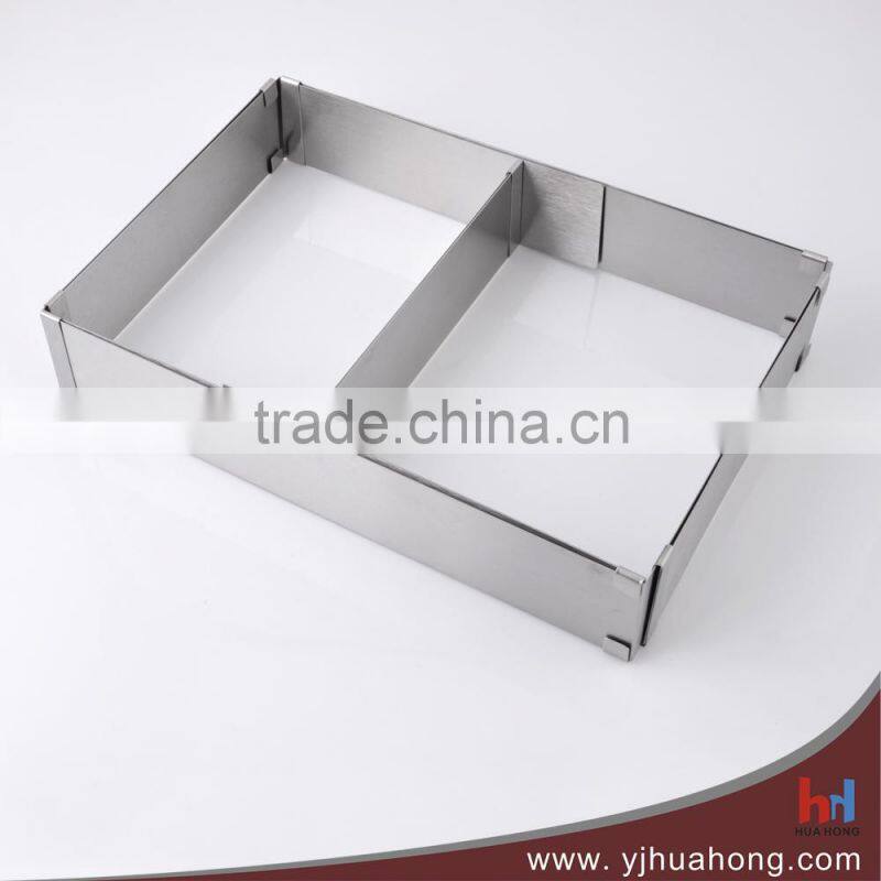 Stainless steel extension-type round cake mould (HCM-M20)