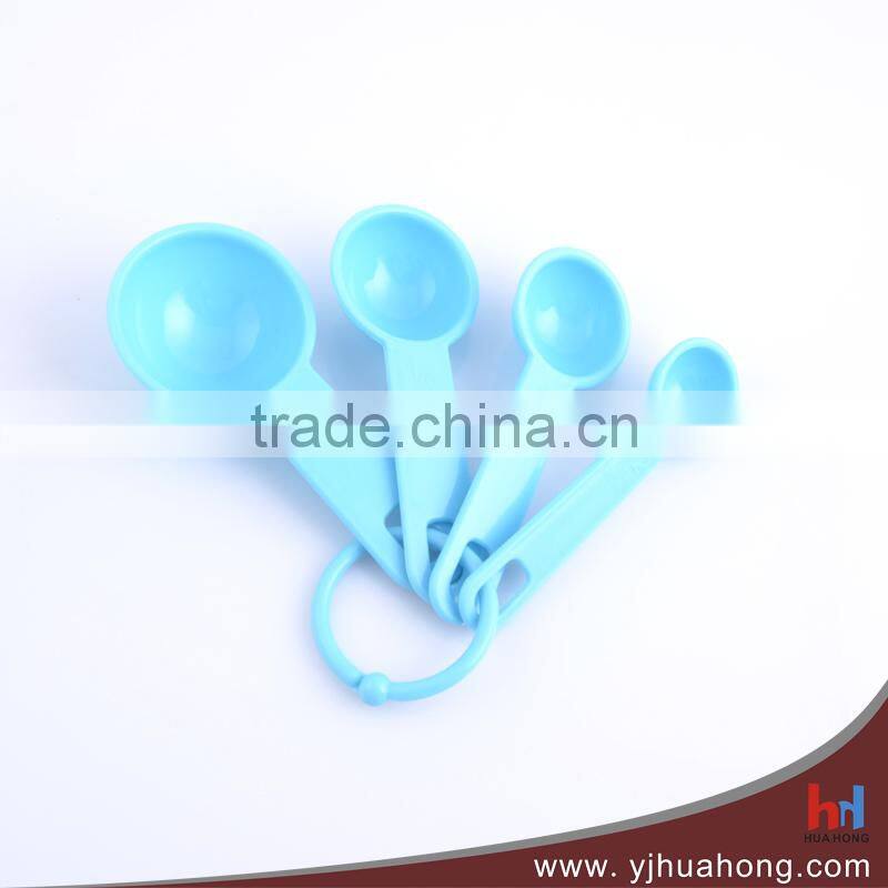 Colorful plastic measuring spoons/scoops 5pcs set(HMT-28)