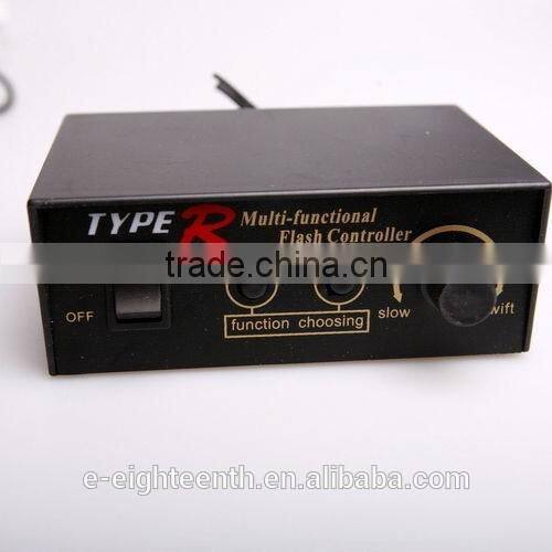 2016 new 4 LED U-shape Decorative Flash Strobe Light Bulbs Flashing Lamp Car Headlight DC 12V