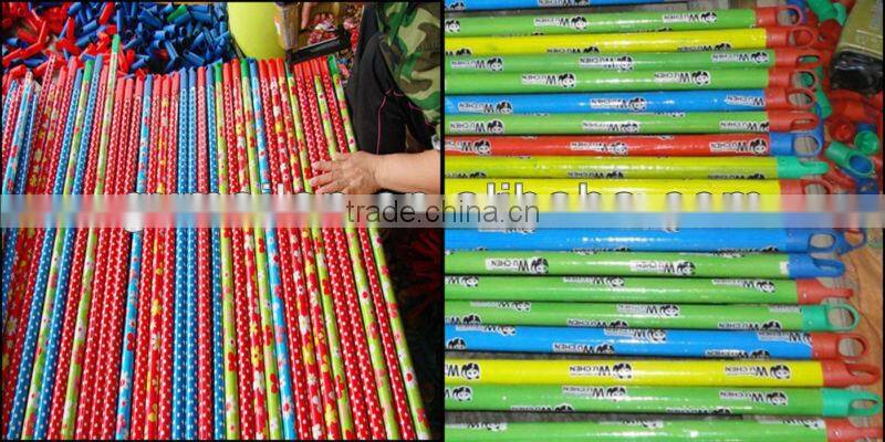 pvc coated wooden broom stick manufacturer with cheap price
