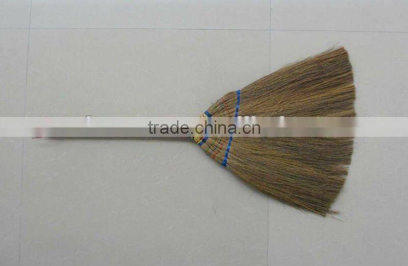 Korea new design natural silvergrass wooden handle broom