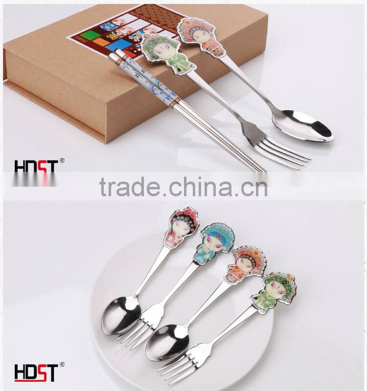 High Quality promotional giveaways gifts spoon ,fork and chopsticks for Supermarket
