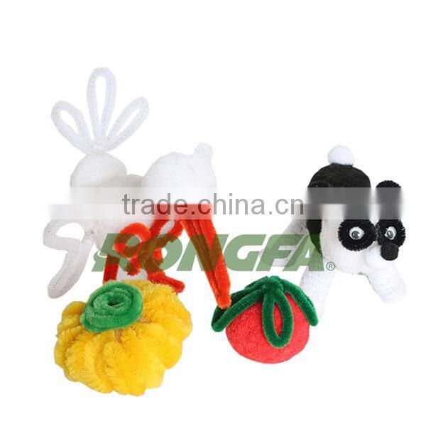 1 / 2'' art and craft decoration Accessories mixed color Craft Pom Poms