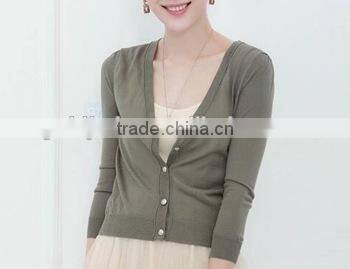 thin summer cardigan knitted women from the garment factory directly, colorful cardigan knitting women garment clothes for women
