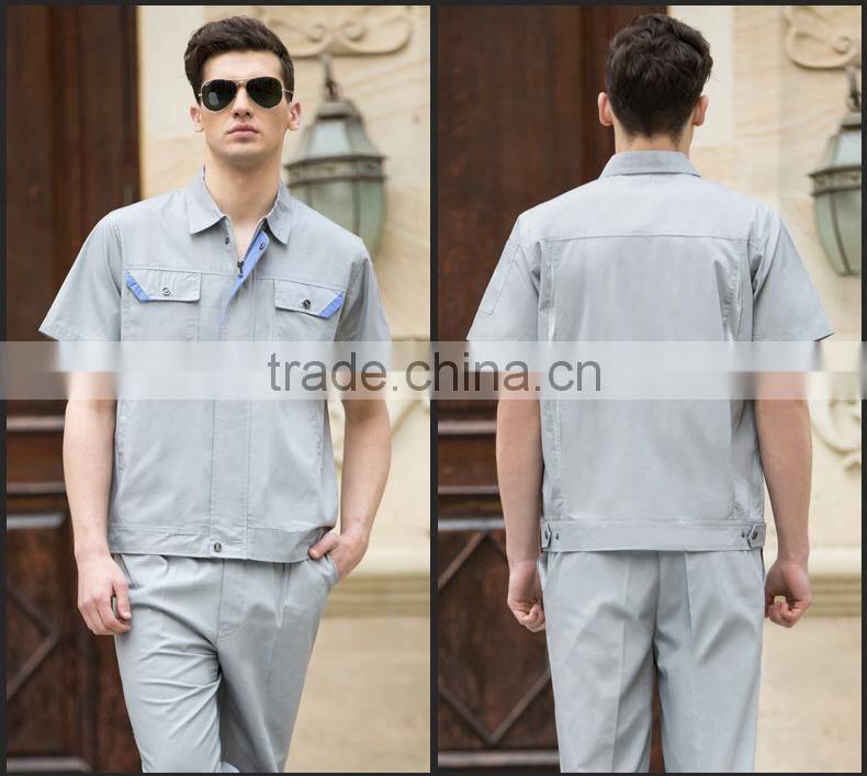 Summer short sleeve worker sets uniform labor insurance clothing