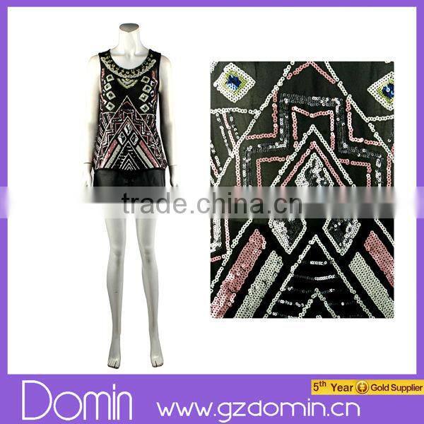 2014 Women Clothing Custom Sequin Blouse Ladies Blouses & Tops