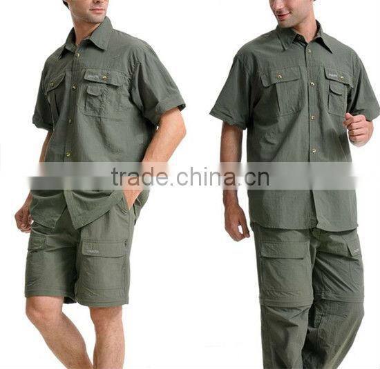 Men Casual Military Outdoor Tactical Sports quick dry Fishing Shirts