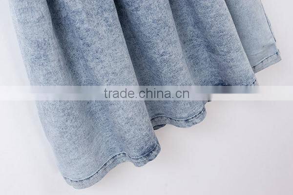 HD-D150 High quality fashion dress OEM Service Factory/jeans women dresses/ladies dress