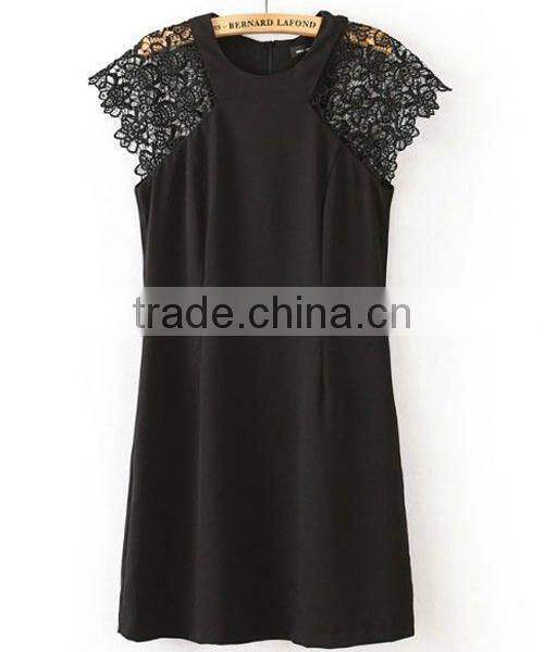 HD-D104 2014 hot design elegant women lace dress/casual ladies dress