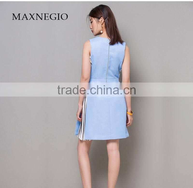 2017 New Fashion Elegant Ladies Casual Midi Dress Plus Size Women Dresses Summer