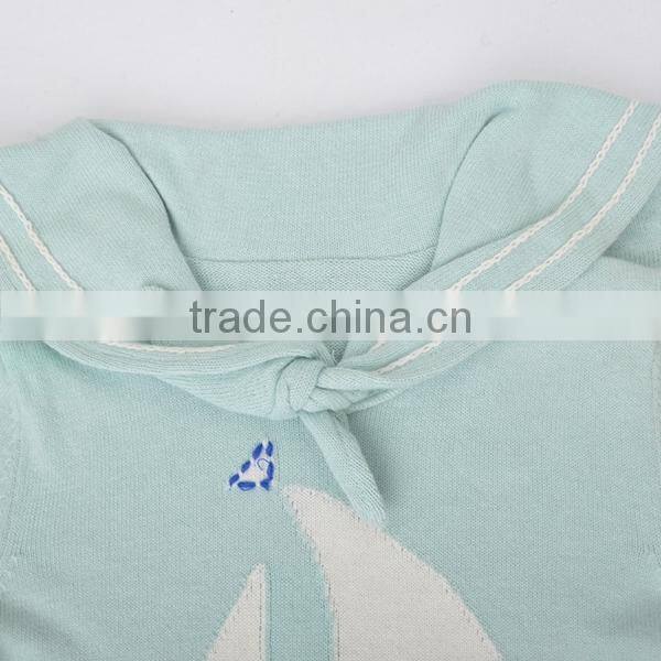 Sailor style baby boy pullover sweater designs