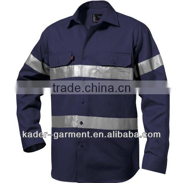 high visibility safety workwear reflective jacket