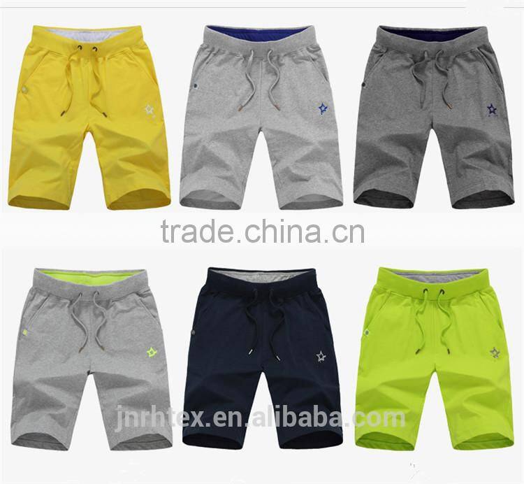 China manufacturer custom 100 cotton running shorts , mens sports shorts