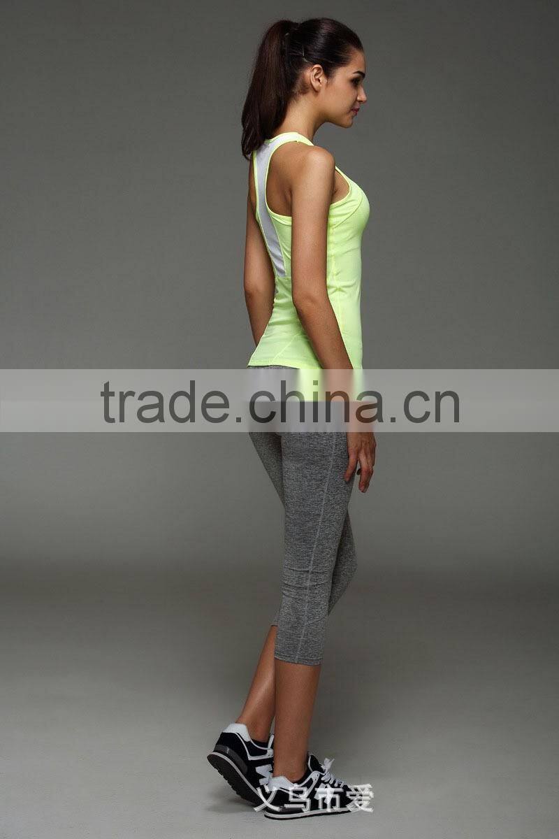 Cheap Summer Vintage Branded Private Label Sexy Jersey Gym Yoga Sportwear for Women