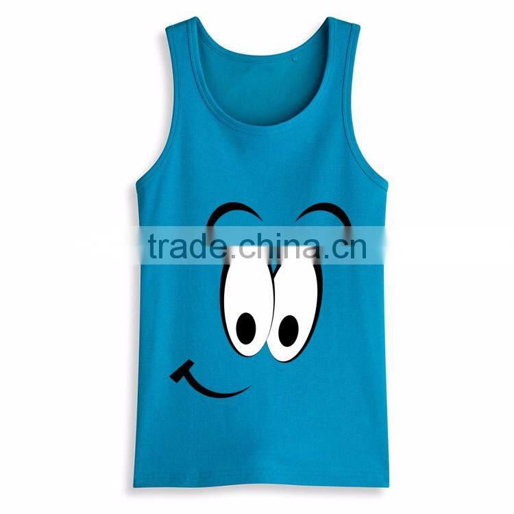 Bulk Cheap Price Latest Pattern Mens 100 Cotton Designer Casual Burnout Tank Top