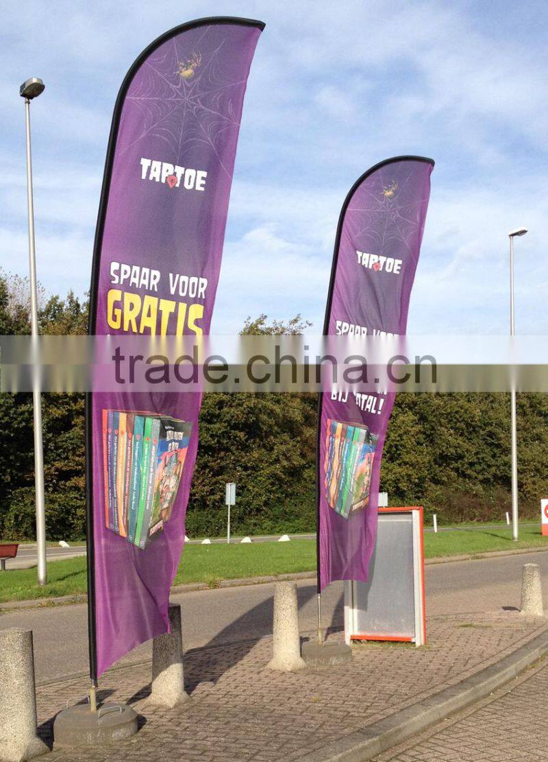 beach feather wind flag