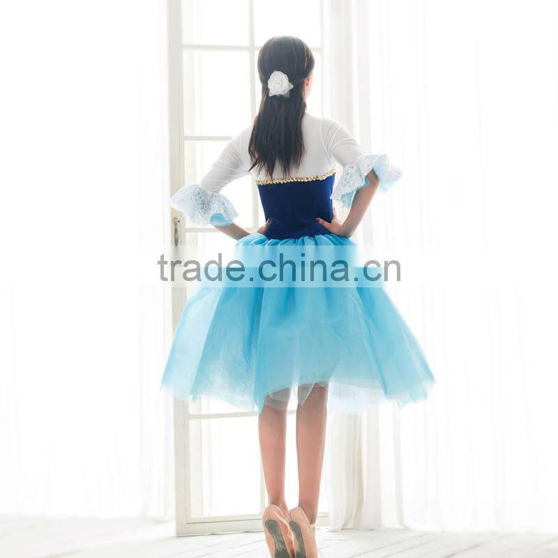 2014 girls competition dance wear tutu dress costume kids&teen -princess girls dress costume-shiny country girl ballet dance