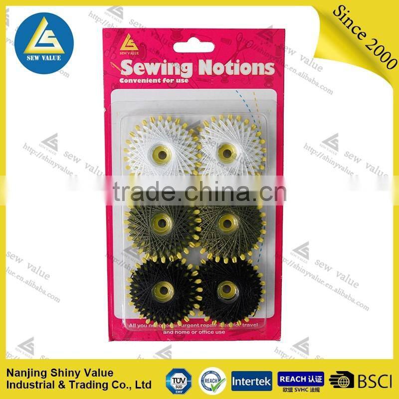 assorted colors 100% polyester quilting thread in plastic box