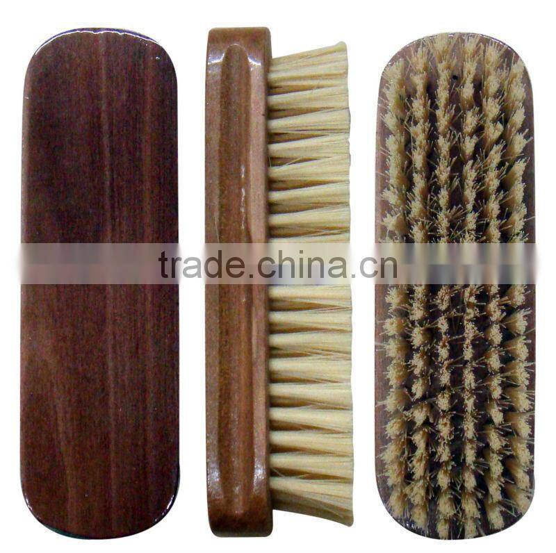 beech wood handle shoe brush