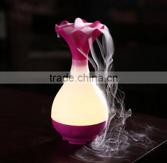 New Arrival Mini Jadenet Bottle Ultrasonic Usb Desktop Air Aromatherapy Cool Mist Humidifier With Magic Bottle LED Night Light