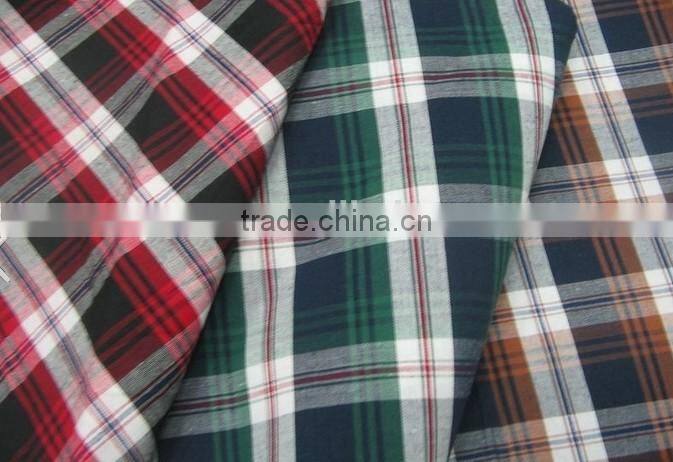 100 cotton yarn dyed fabric