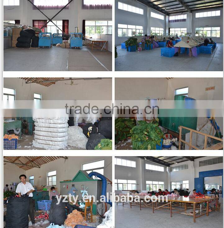 Yangzhou plush toys factory stuffed plush human doll toys with braid