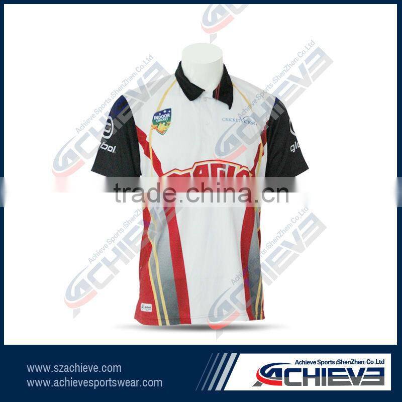 Custom desired polyester V-Neck tshirt