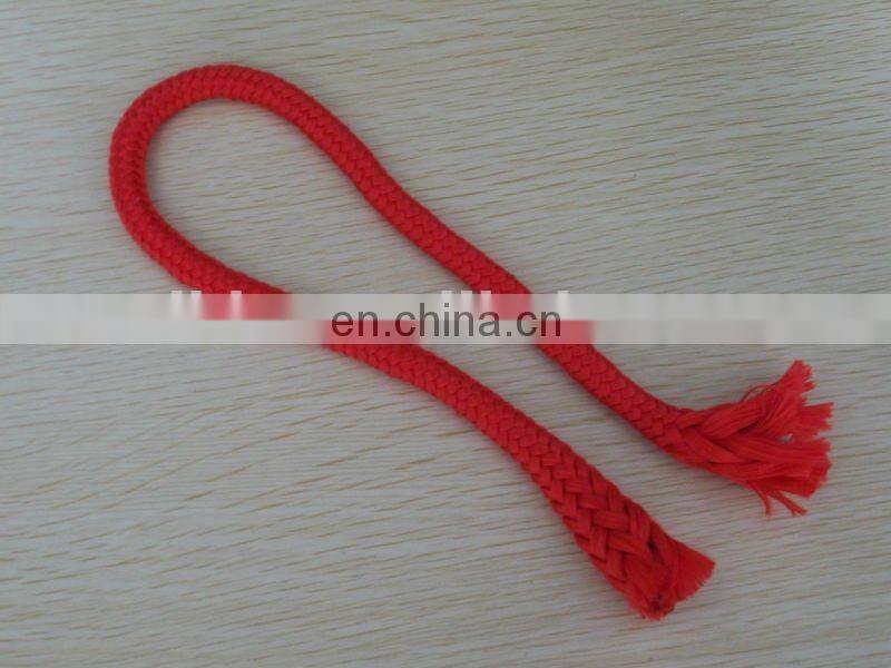 black cotton braided rope