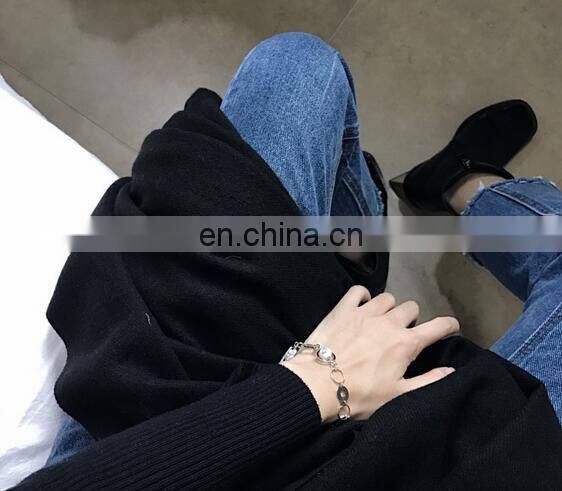 Temperament Design Bracelet Geometric Metal Marble Jewelry Female Simple Cold Wind Bracelet